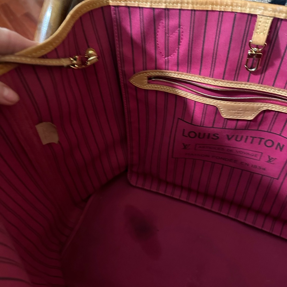 Louis Vuitton Monogram GM Tote with Pink Interior , with purchase box - Picture 5 of 16